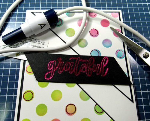 Using the WRMK Foil Quill Pen with Stencils